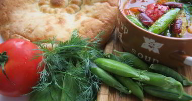 Рецепт Минестроне на овощном бульоне