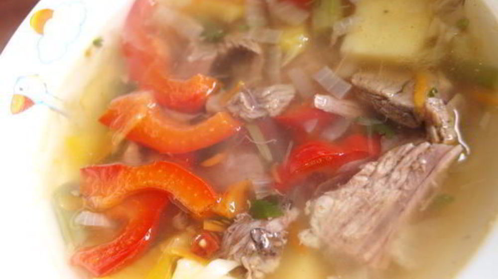 Как приготовить овощной суп из баранины с эстрагоном