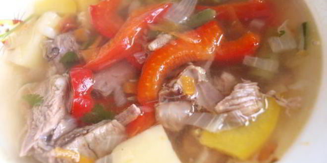 Рецепт овощного супа из баранины с эстрагоном