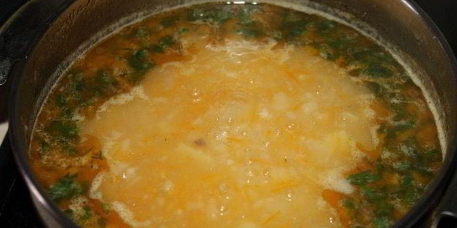 Рецепт овощного супа из индюшиной шейки