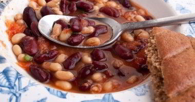 Рецепт Овощного супа с брюквой и фасолью