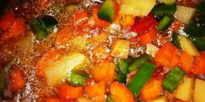 Рецепт овощного супа с фрикадельками