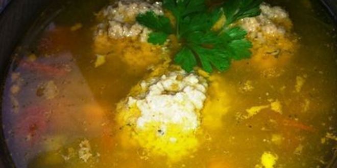 Рецепт овощного супа с фрикадельками