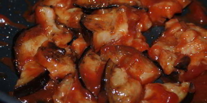 Рецепт овощного супа с грибами и баклажаном