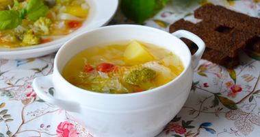 Рецепт Овощного супа с капустой и пшеном