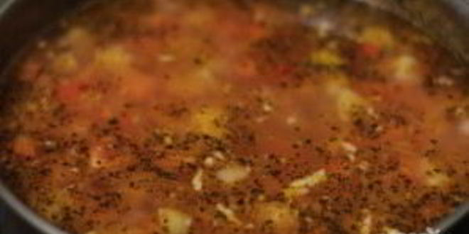 Рецепт овощного супа с орегано