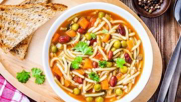 Рецепт Овощного супа с вермишелью