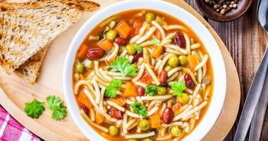 Рецепт Овощного супа с вермишелью