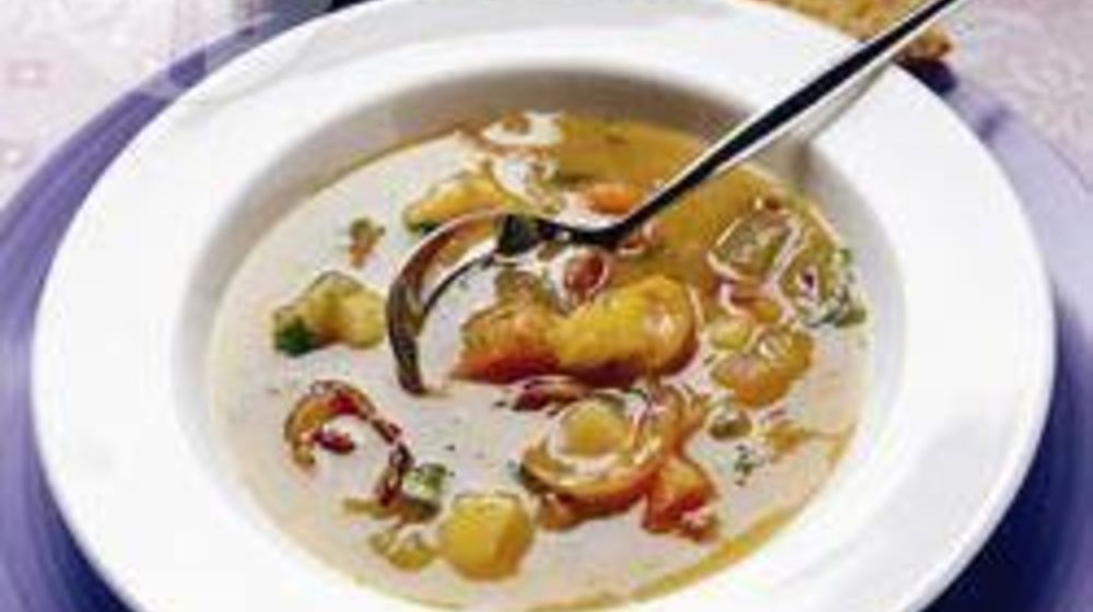 Как приготовить пряный овощной суп маллигатони