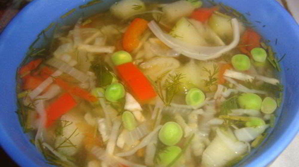 Как приготовить суп овощной вегетарианский