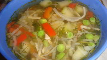 Рецепт Супа овощной вегетарианский