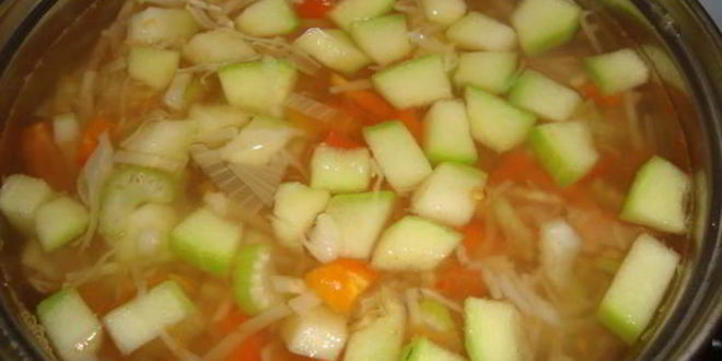 Рецепт супа овощной вегетарианский