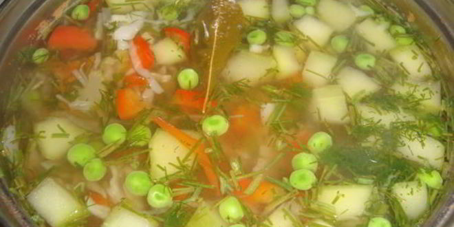 Рецепт супа овощной вегетарианский