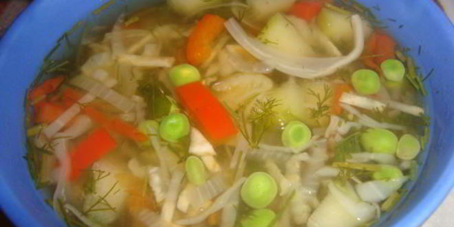 Рецепт супа овощной вегетарианский