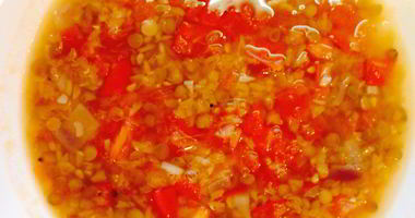 Рецепт Чечевичной похлебки из красной чечевицы