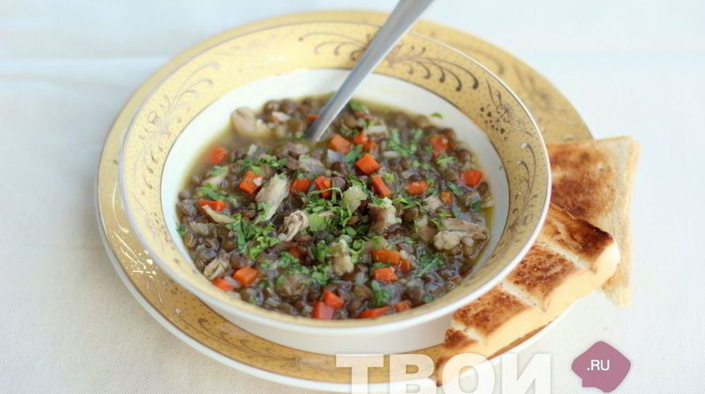 Как приготовить чечевичную похлебку с курицей