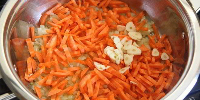 Рецепт чечевично-тыквенной похлебка