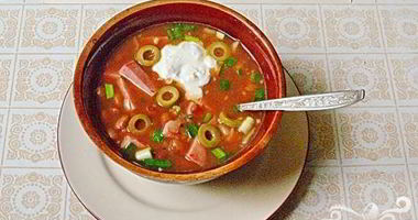 Рецепт Деревенской похлебки из фасоли с ветчиной