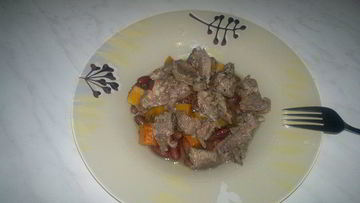 Рецепт Фасолевой похлебки с бараниной и тыквой