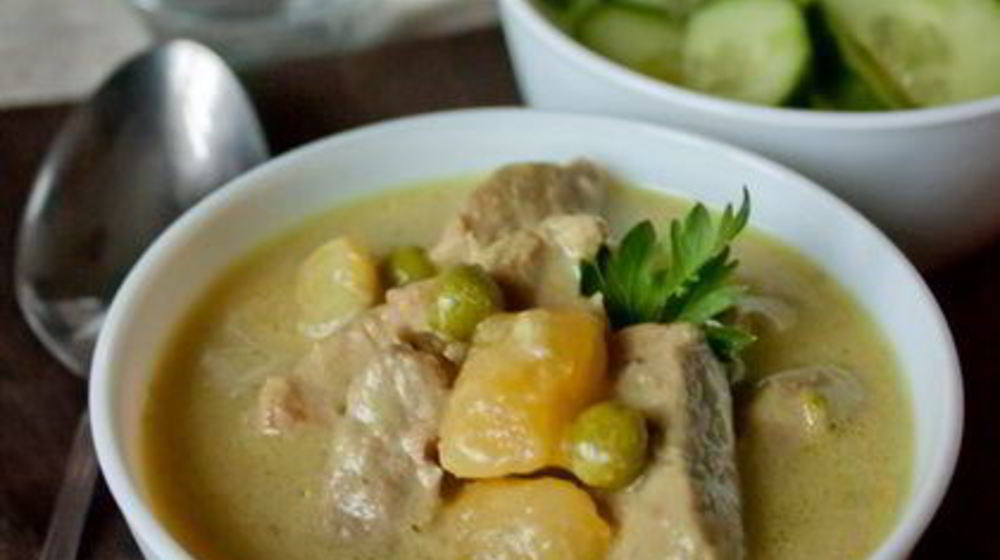 Как приготовить густую похлебку из баранины в кокосовом молоке