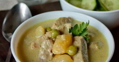 Рецепт Густой похлебки из баранины в кокосовом молоке