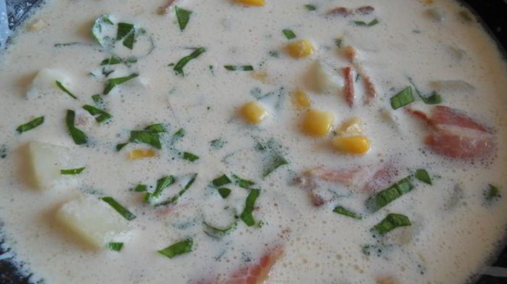 Как приготовить кукурузную похлебку с беконом