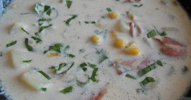 Рецепт Кукурузной похлебки с беконом