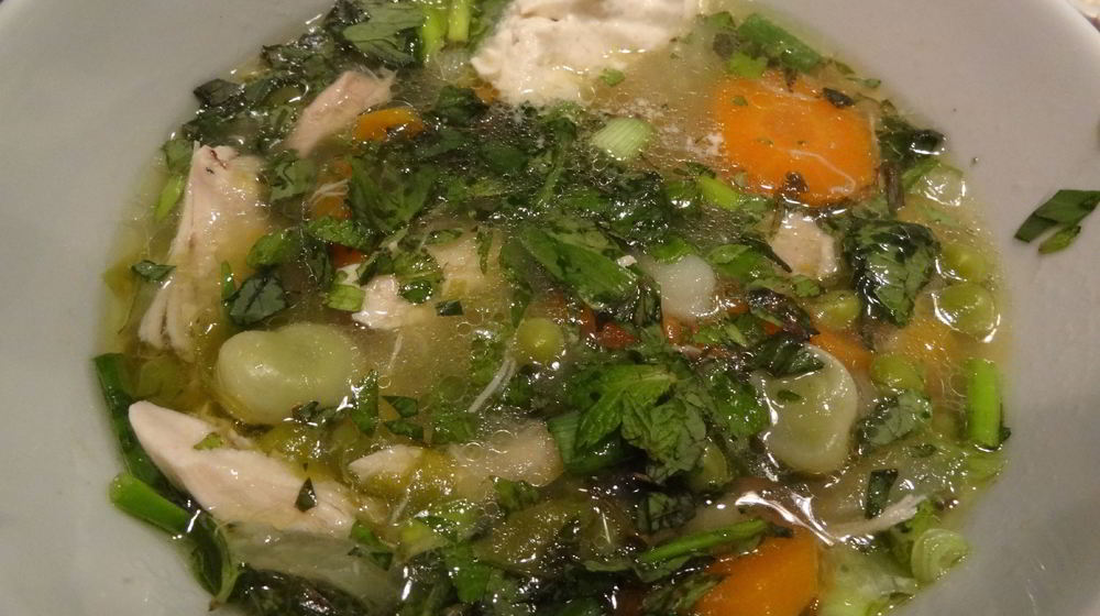 Как приготовить куриную похлебку с овощами