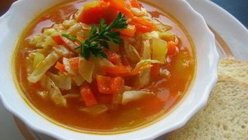 Рецепт Марокканской овощной похлебки с гренками