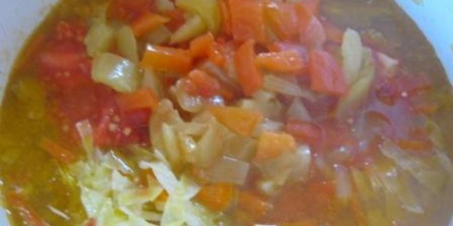 Рецепт марокканской овощной похлебки с гренками