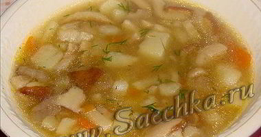 Рецепт Похлебки из белых грибов