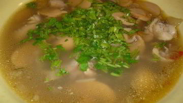 Рецепт Похлебки из чечевицы с грибами