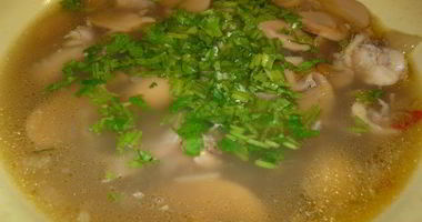 Рецепт Похлебки из чечевицы с грибами