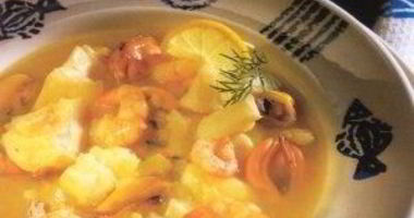 Рецепт Похлебки из мидий и креветок