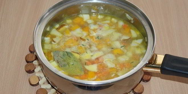 Рецепт похлебки с тыквой, грибами и булгуром