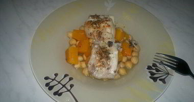 Рецепт Рыбной похлебки с треской, нутом и тыквой