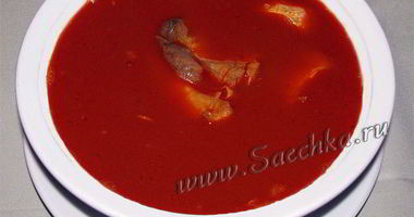 Рецепт Рыбной венгерской похлебки Халасли