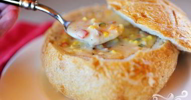 Рецепт Сырно-кукурузной похлебка