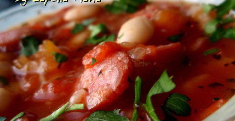 Рецепт сытную постную похлебку с грибами и фасолью