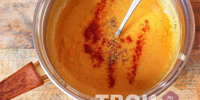 Рецепт постного супа из чечевицы