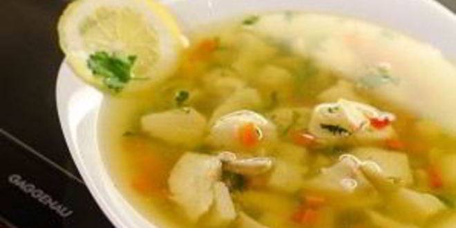 Рецепт прозрачного рыбного супа