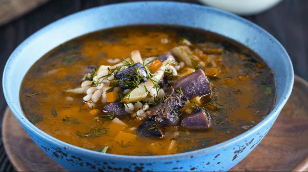 Как приготовить рассольник из гусиных потрохов