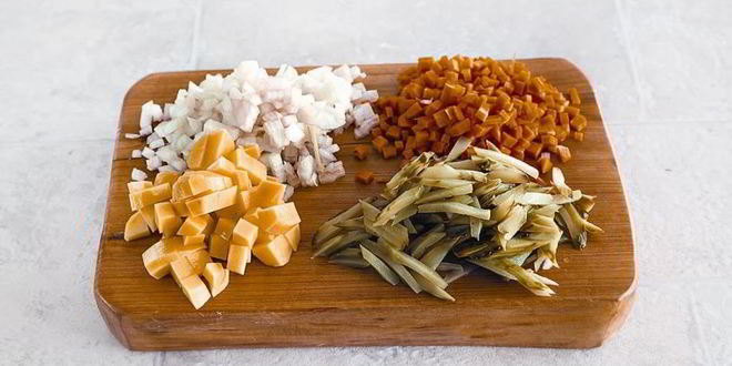 Рецепт рассольника из гусиных потрохов