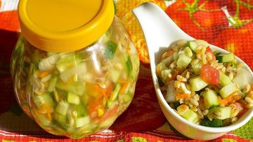 Рецепт Рассольника на зиму с перловкой