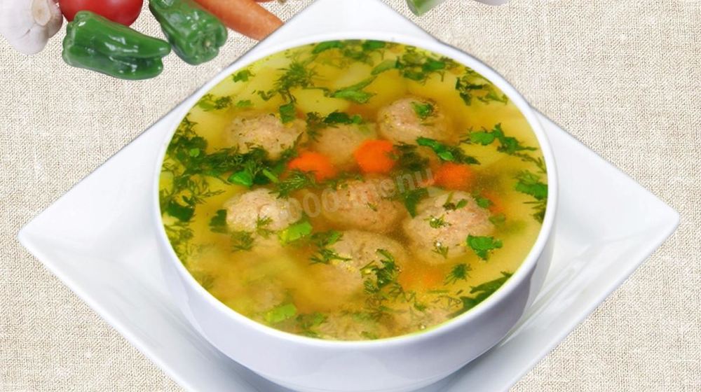 Как приготовить рассольник с фрикадельками из белуги