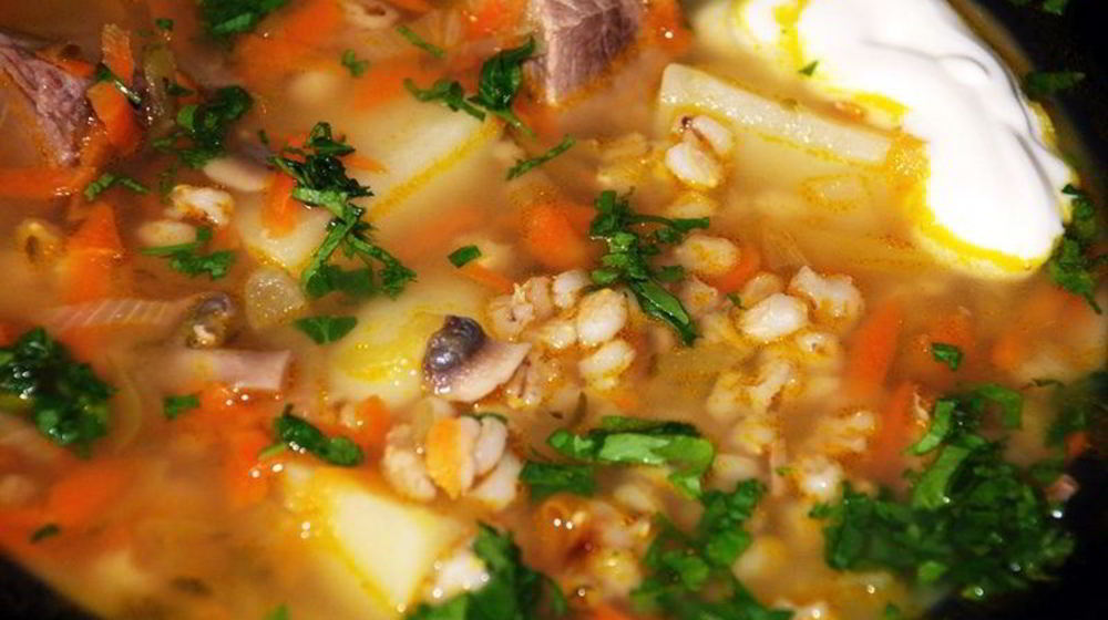 Как приготовить рассольник с говядиной и перловкой