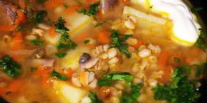 Рецепт рассольника с говядиной и перловкой