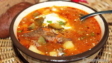 Рецепт Рассольника с говядиной
