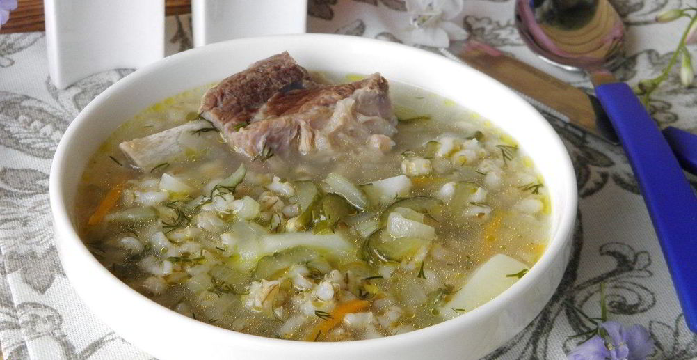 Рецепт вкусный рассольник с перловкой