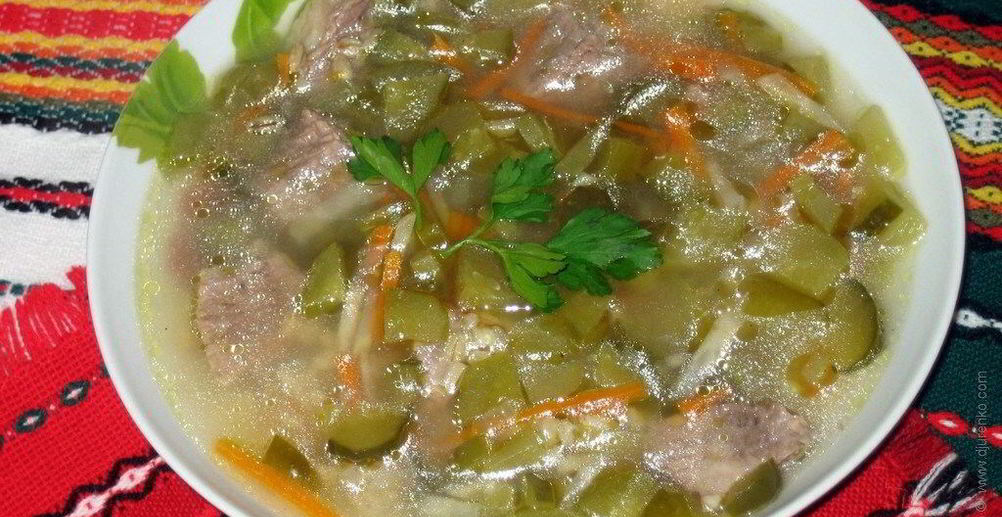 Рецепт рассольник с кукурузой